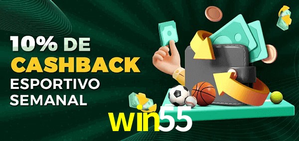 10% de bônus de cashback na win55